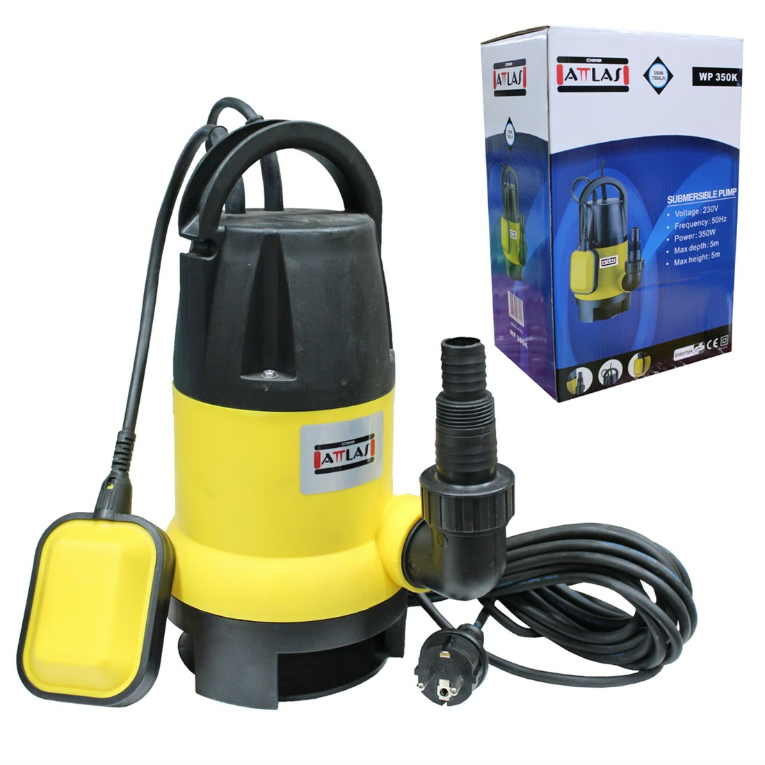 Attlas WP 350K Kirli Su Drenaj Pompası 350W