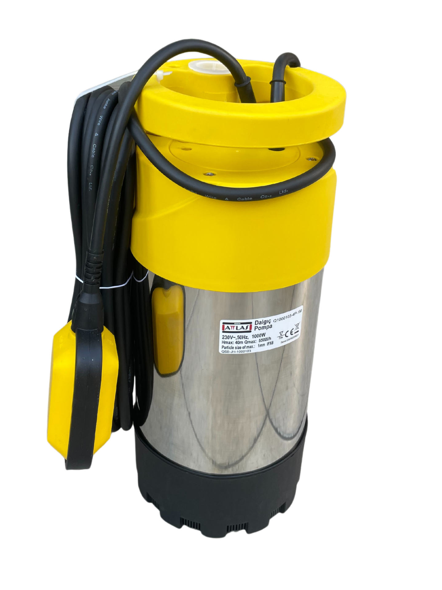 Attlas Q1000103-4P Temiz Su Pompası 1000W